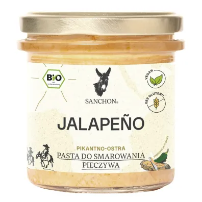 Sanchon Pasta kanapkowa papryka jalapeno bezglutenowa 135 g Bio