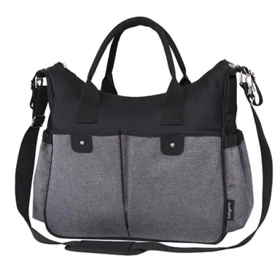 Babyono Torba dla mamy - czarna torba do w�zka BASIC SO CITY!