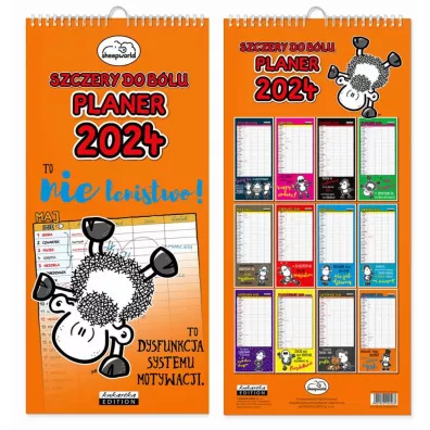 Kukartka Kalendarz Planer SHEEPWORLD SZCZERY