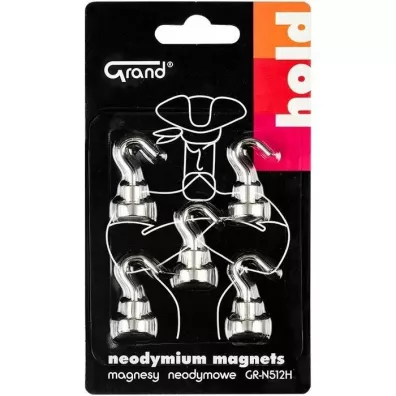 Grand Magnesy neodymowe z haczykiem 12mm