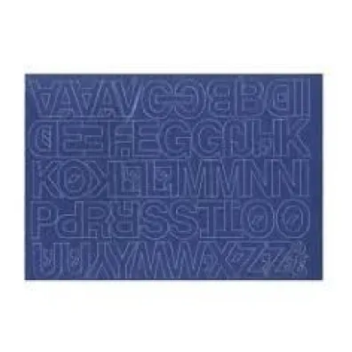 Artdruk Litery samoprzylepne 3 cm 8 arkuszy niebieskie