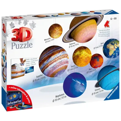 Puzzle 522 el. 3D Uk�ad Planet Ravensburger