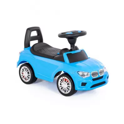 Polesie 84521 Samochd-jedzik SuperCar Nr5 z sygnaem dwikowym (niebieski)