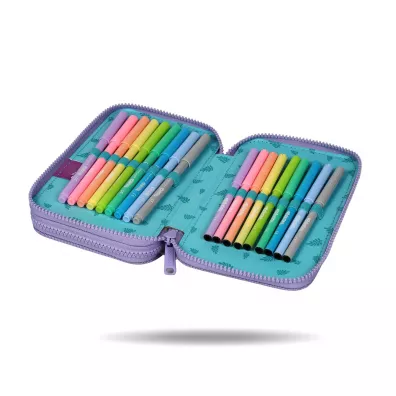 CoolPack Pi�rnik podw�jny z wyposa�eniem Jumper 2 Stitch Pastel