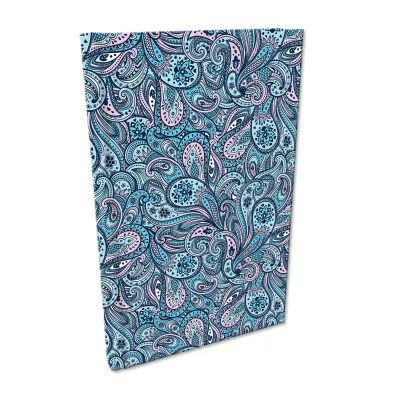 EV-Corp Notes A5 Soft Touch Paisley Turkus kratka