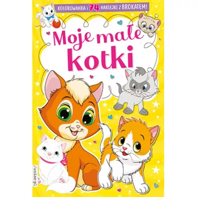 Moje ma�e kotki. Kolorowanka