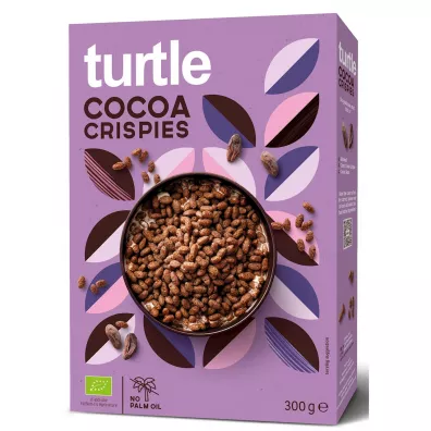 Turtle Chrupki �niadaniowe ry�owe kakaowe 300 g Bio