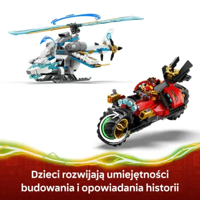 LEGO Ninjago Bitwa ninja: domek na drzewie z pojazdami 71857