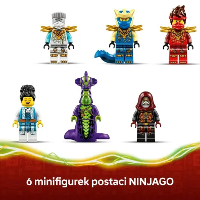 LEGO Ninjago Bitwa ninja: domek na drzewie z pojazdami 71857
