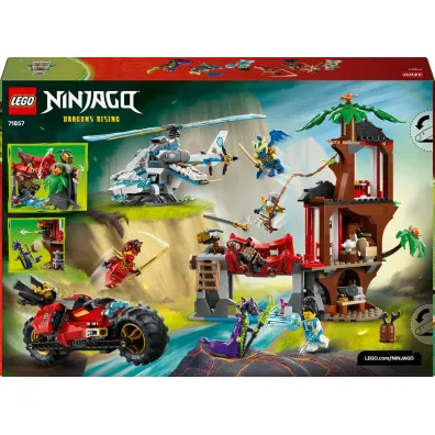 LEGO Ninjago Bitwa ninja: domek na drzewie z pojazdami 71857