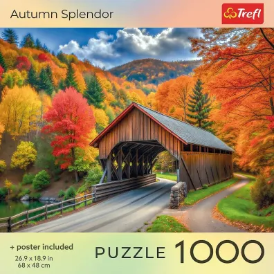 Puzzle 1000 USA Collection: Autumn Splendor Trefl
