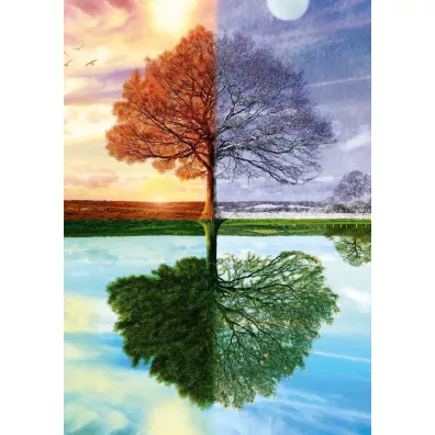 Puzzle 500 el. Jedno drzewo. Cztery pory roku Schmidt