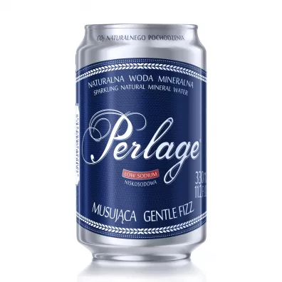 Cisowianka Perlage Naturalna woda mineralna musuj�ca w puszce 330 ml