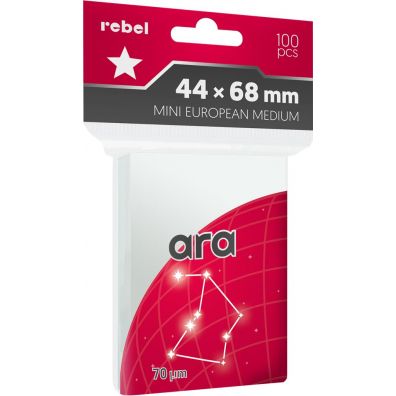 Koszulki na karty 44x68mm Ara 100szt Rebel