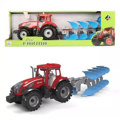 Traktor z p�ugiem Askato