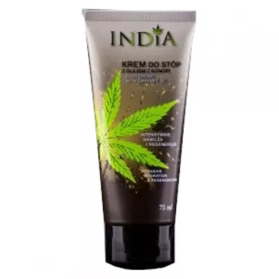 India Cosmetics Krem do st�p ochronny z olejem z konopi 75 ml