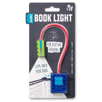 Lampka do ksi��ki niebieska Blocky Book Light Purple IF
