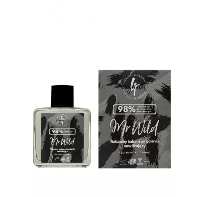 4organic Mr Wild naturalny balsam po goleniu nawilajcy cyprysowo-imbirowy 100 ml