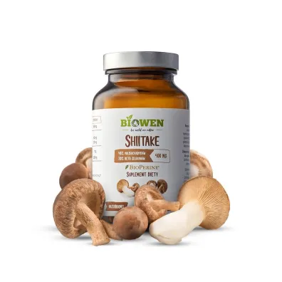 Biowen Shiitake - suplement diety 90 kaps.