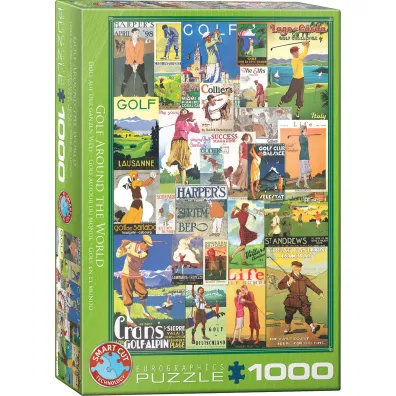 Puzzle 1000 el. Golf Around the World Eurographics