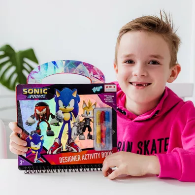Zestaw kreatywny Designer Activity Book Sonic