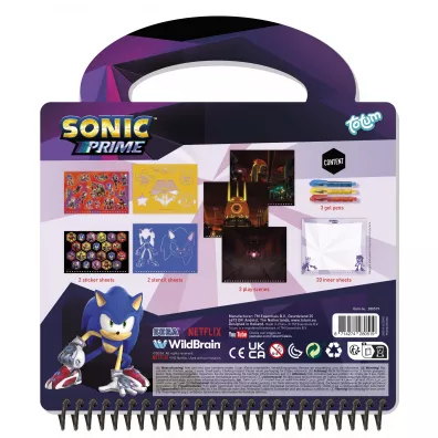 Zestaw kreatywny Designer Activity Book Sonic