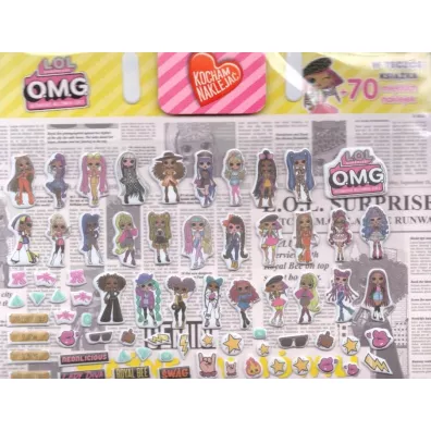 L.O.L. Surprise! OMG Kocham nakleja� cz�� 4. Wa�ne by m�wili