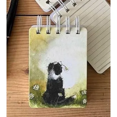 Alex Clark Ko�onotes A7 SSN36 Pies Border collie i stokrotki