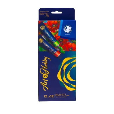 Astra Zestaw farb olejnych 12x12ml