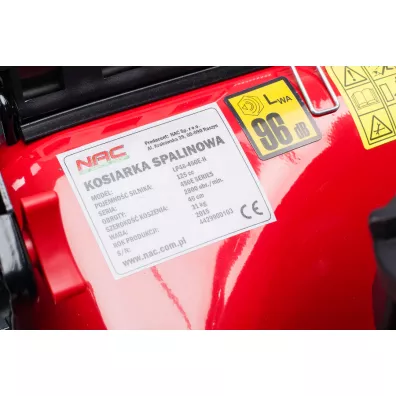 Nac Kosiarka spalinowa bez napdu 46cm briggs & stratton 125cc lp46-450e-h