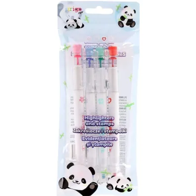 Zakre�lacz stempelki 2stronne 4kol STRIGO SSC490