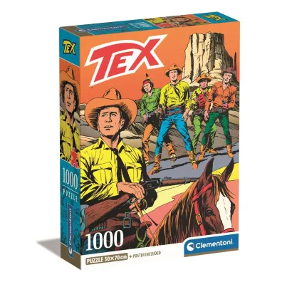 Puzzle 1000 el. Compact Tex Clementoni