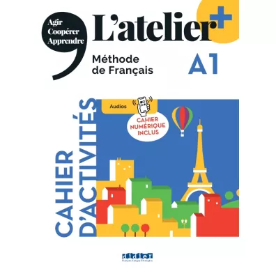 L'atelier+ A1. Zeszyt �wicze� + wersja cyfrowa + didierfle.app - Marie Rabin, Emilie Pommier, Marie-No�lle Cocton, Delphine Ripaud