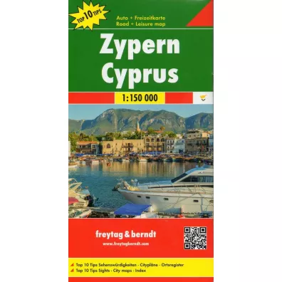 Cypr mapa 1:150 000