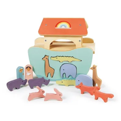 Figurki do zabawy drewniane - Arka Noego Tender Leaf Toys