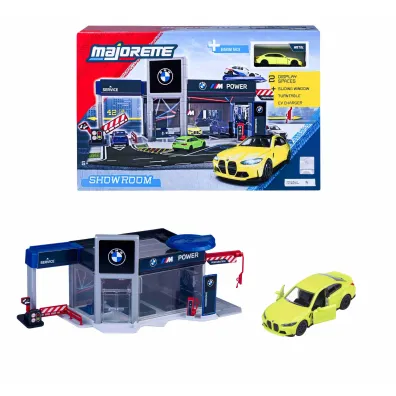 Majorette BMW Showroom + 1 auto
