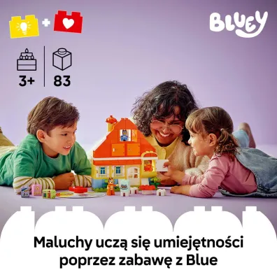 Dom rodzinny Bluey z gr� pami�ciow� 10459