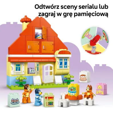 Dom rodzinny Bluey z gr� pami�ciow� 10459