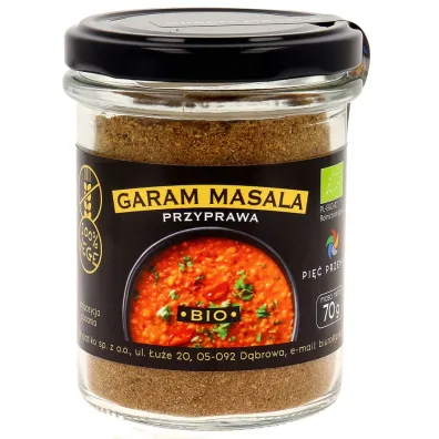 Pi�� Przemian Garam masala bezglutenowa 70 g Bio