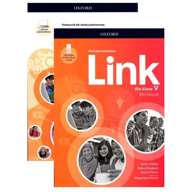 Pakiet Link dla klasy V. Podr�cznik z cyfrowym odzwierciedleniem i Materia�y �wiczeniowe z dost�pem do Online Practice - Diana Anyakwo, Ma�gorzata Tetiurka, Sarah Phillips, Jessica Finnis