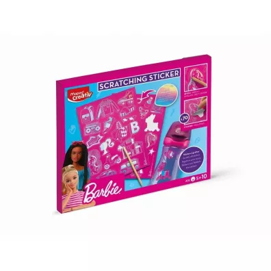 Creativ naklejki do wydrapywania Barbie
