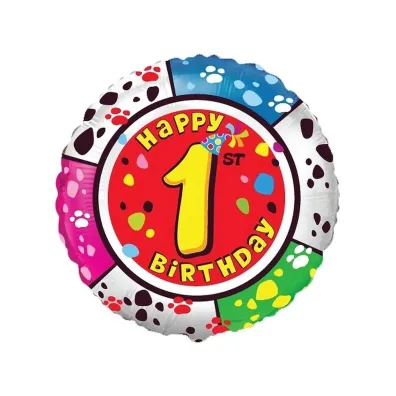 Balon foliowy Happy Birthday 45cm