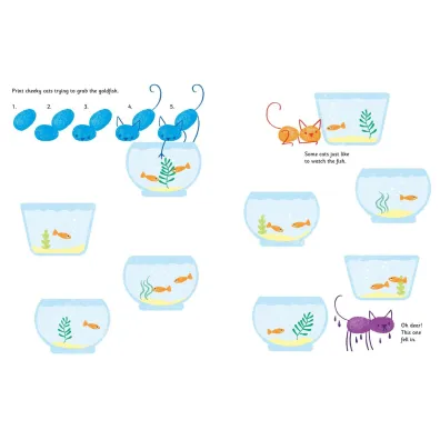 Cats and Dogs. Fingerprint activities wer. angielska
