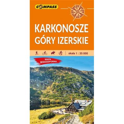 Mapa turys. - Karkonosze, Gry Izerskie 1:35 000