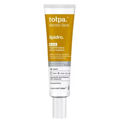 To�pa Dermo Face Lipidro bogaty regeneruj�cy krem-balsam S.O.S. na twarz,oczy i usta 40 ml