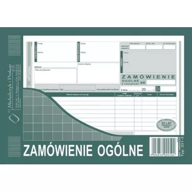 Michalczyk i Prokop Zam�wienie og�lne A5 MP 331-3