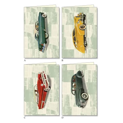 Rossi Karnet z kopert� AGR 055 Auta retro 11,5x17 cm