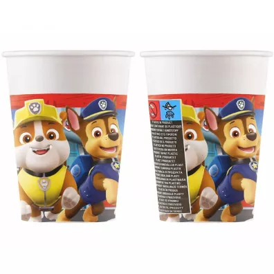 Procos Kubeczki papierowe Paw Patrol 200ml 8 szt.