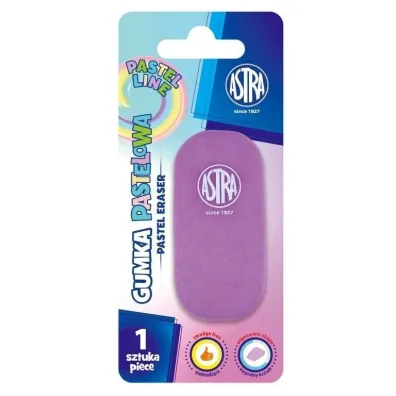 Gumka owalna Pastel Line 1 szt ASTRA