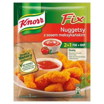 Knorr Fix Nuggetsy z sosem meksykaskim 69 g